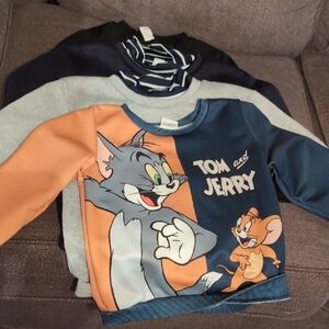 Tom and Jerry Kids Sweatshirt - Blue and Orange